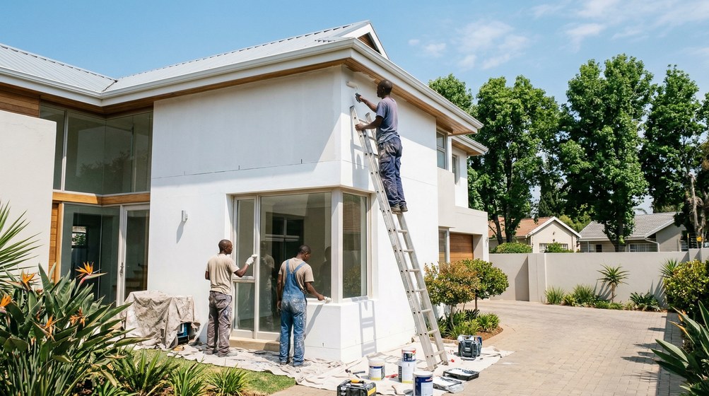 Professional painters working in Vredehoek, Cape Town Helderberg